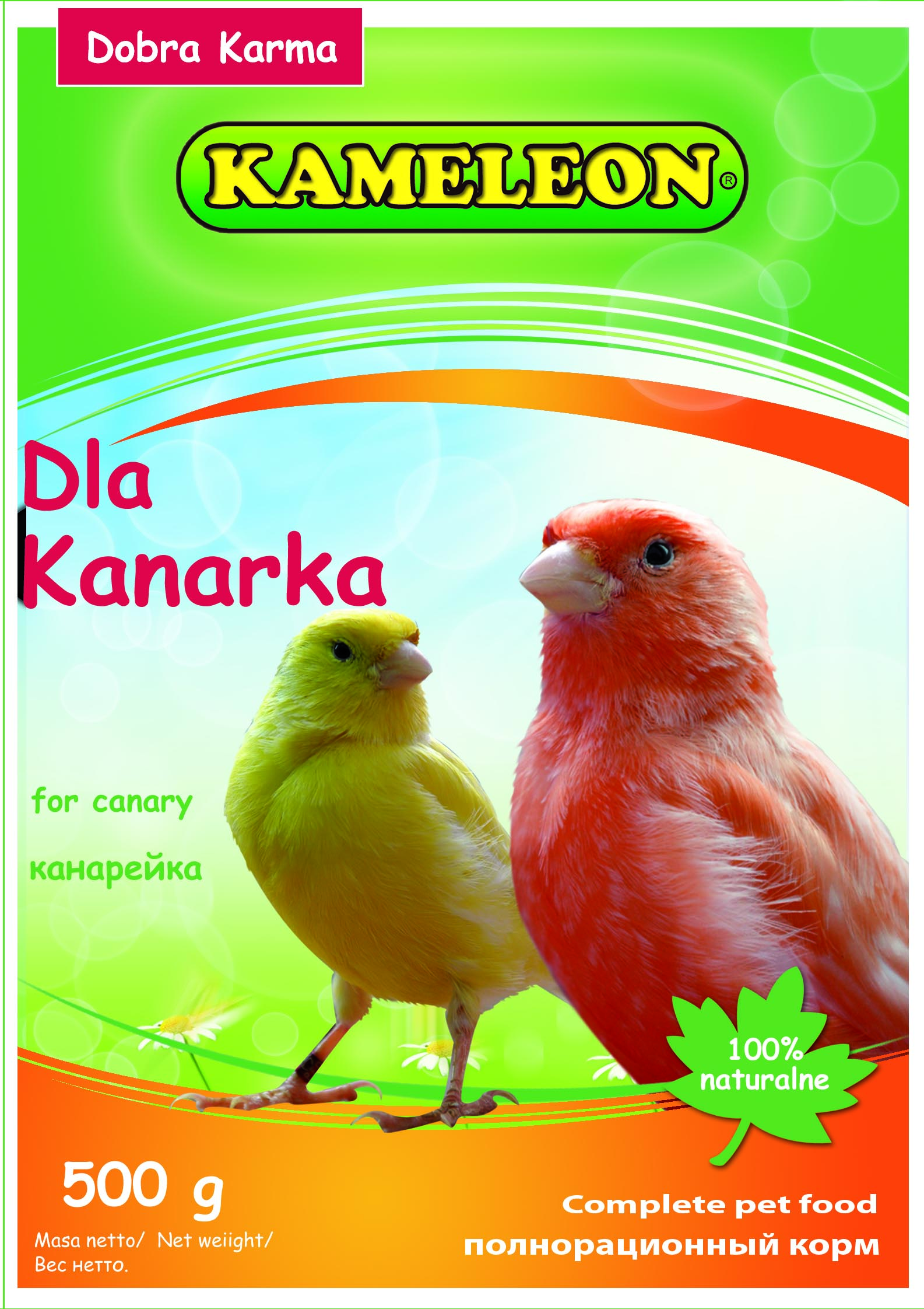 karma dla kanarka w kartoniku 500g